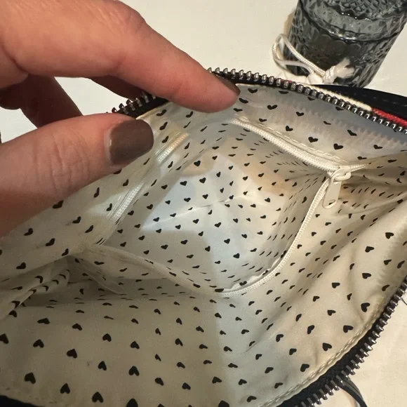 BRIGHTON Love Dove Canvas Crossbody Bag Tassel Red Bird - Picture 7 of 10